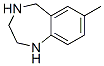 7-Methyl-2,3,4,5-tetrahydro-1h-benzo[e][1,4]diazepine Structure,422318-36-3Structure