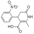 1,4,5,6-Tetrahydro-2-methyl-4-(2-nitrophenyl)-6-oxo-3-pyridinecarboxylic acid Structure,423120-03-0Structure