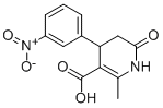 1,4,5,6-Tetrahydro-2-methyl-4-(3-nitrophenyl)-6-oxo-3-pyridinecarboxylic acid Structure,423120-04-1Structure