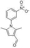 2,5-Dimethyl-1-(3-nitrophenyl)-1H-pyrrole-3-carbaldehyde Structure,423753-42-8Structure