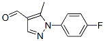 1-(4-Fluorophenyl)-5-methyl-1h-pyrazole-4-carbaldehyde Structure,423768-41-6Structure