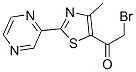 2-Bromo-1-[4-methyl-2-(2-pyrazinyl)-1,3-thiazol-5-yl]-1-ethanone Structure,423768-43-8Structure