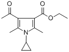 Ethyl 4-acetyl-1-cyclopropyl-2,5-dimethyl-1h-pyrrole-3-carboxylate Structure,423768-51-8Structure