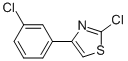 2-Chloro-4-(3-chlorophenyl)thiazole Structure,42444-98-4Structure