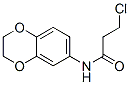 3-Chloro-N-2,3-dihydro-1,4-benzodioxin-6-ylpropanamide Structure,42477-08-7Structure