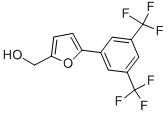 {5-[3,5-Di(trifluoromethyl)phenyl]-2-furyl}methanol Structure,424803-19-0Structure