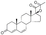 6,7-Dehydro-17alpha-acetoxy progesterone Structure,425-51-4Structure