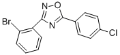 3-(2-Bromophenyl)-5-(4-chlorophenyl)-1,2,4-oxadiazole Structure,425373-64-4Structure