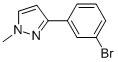 3-(3-Bromophenyl)-1-methyl-1H-pyrazole Structure,425379-68-6Structure