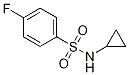 N-cyclopropyl-4-fluorobenzenesulfonamide Structure,425654-95-1Structure