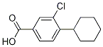 3-Chloro-4-cyclohexylbenzoic acid Structure,42601-80-9Structure