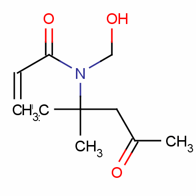 Hydroxymethyl diacetoneacrylamide Structure,42772-51-0Structure