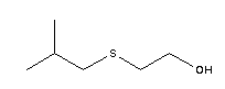 2-(Isobutylthio)ethanol Structure,42779-10-2Structure