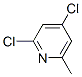 2,4-Dichloro-6-methylpyridine Structure,42779-56-6Structure