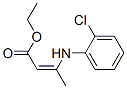 (z)-3-(2-氯苯基氨基)巴豆酸乙酯結(jié)構(gòu)式_42792-92-7結(jié)構(gòu)式