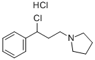 1-(3-Chloro-3-phenylpropyl)pyrrolidine hydrochloride Structure,42796-83-8Structure