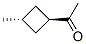 Ethanone, 1-(3-methylcyclobutyl)-, trans-(9ci) Structure,42809-12-1Structure