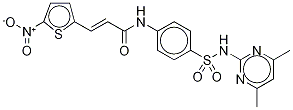 3-(5-Nitro-2-thiophene)acrylic Acid Sulfadimidine Amide Structure,429622-48-0Structure