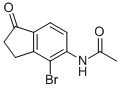 4-Bromo-5-acetamidoindanone Structure,429682-68-8Structure