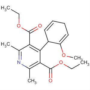 Diethyl 4-(2-methoxyphenyl)-2,6-dimethyl-1,4-dihydropyridine-3,5-dicarboxylate Structure,42972-42-9Structure