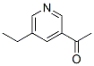 Ethanone, 1-(5-ethyl-3-pyridinyl)-(9ci) Structure,42972-47-4Structure