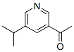 Ethanone, 1-[5-(1-methylethyl)-3-pyridinyl]-(9ci) Structure,42972-49-6Structure