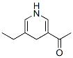 Ethanone, 1-(5-ethyl-1,4-dihydro-3-pyridinyl)-(9ci) Structure,42972-53-2Structure