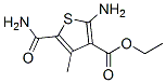 Ethyl 2-amino-5-(aminocarbonyl)-4-methyl-3-thiophenecarboxylate Structure,43028-63-3Structure