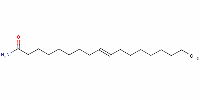 (E)-9-十八碳烯酰胺結(jié)構(gòu)式_4303-70-2結(jié)構(gòu)式