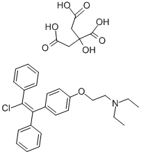 Clomifene citrate Structure,43054-45-1Structure