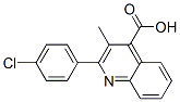 2-(4-Chlorophenyl)-3-methylquinoline-4-carboxylic acid Structure,43071-47-2Structure