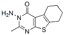 3-Amino-2-methyl-5,6,7,8-tetrahydro-3H-benzo[4,5]thieno[2,3-d]pyrimidin-4-one Structure,43088-52-4Structure