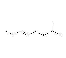 trans,trans-2,4-Heptadienal Structure,4313-03-5Structure