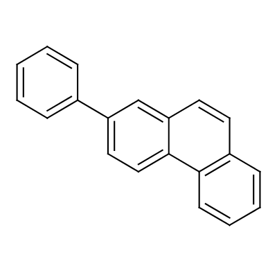 2-苯基菲結(jié)構(gòu)式_4325-77-3結(jié)構(gòu)式