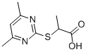 2-(4,6-Dimethyl-pyrimidin-2-ylsulfanyl)-propionic acid Structure,433242-31-0Structure