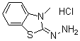 3-Methyl-2-benzothiazolinone hydrazone hydrochloride Structure,4338-98-1Structure