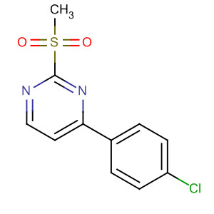 4-(4-Chlorophenyl)-2-(methylsulfonyl)pyrimidine Structure,434941-56-7Structure