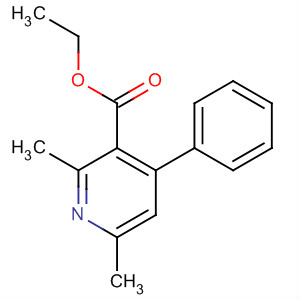 2,6-Dimethyl-4-phenyl-nicotinic acid ethyl ester Structure,4350-44-1Structure