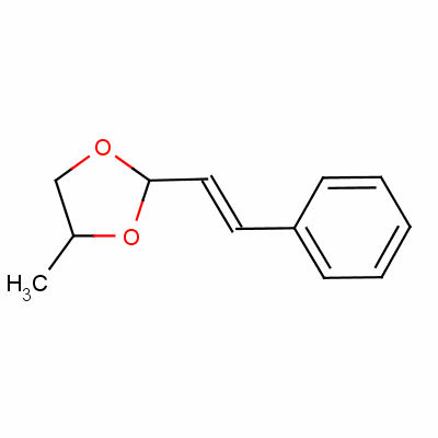 1,3-Dioxolane, 4-methyl-2-(2-phenylethenyl)- Structure,4353-01-9Structure