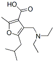 4-Diethylaminomethyl-5-isobutyl-2-methyl-furan-3-carboxylic acid Structure,435341-96-1Structure