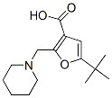 5-tert-Butyl-2-piperidin-1-ylmethyl-furan-3-carboxylic acid Structure,435342-03-3Structure