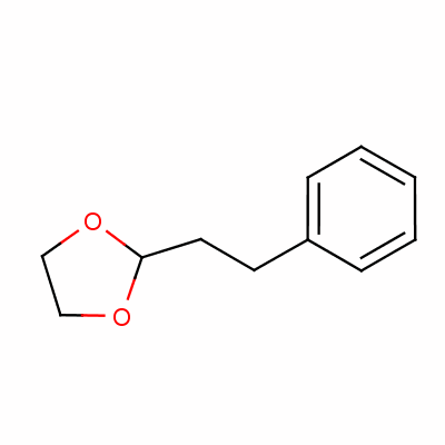 1,3-Dioxolane, 2-(2-phenylethyl)- Structure,4360-60-5Structure