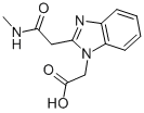 (2-Methylcarbamoylmethyl-benzoimidazol-1-yl)-acetic acid Structure,436087-05-7Structure