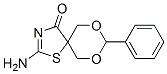 2-Amino-8-phenyl-7,9-dioxa-1-thia-3-aza-spiro[4.5]dec-2-en-4-one Structure,436088-64-1Structure