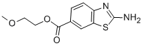 2-Amino-benzothiazole-6-carboxylic acid-2-methoxy ether Structure,436088-66-3Structure