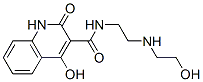 4-Hydroxy-2-oxo-1,2-dihydro-quinoline-3-carboxylic acid [2-(2-hydroxy-ethylamino)-ethyl]-amide Structure,436088-79-8Structure