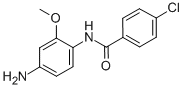 N-(4-amino-2-methoxy-phenyl)-4-chloro-benzamide Structure,436089-17-7Structure