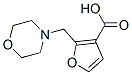 2-Morpholin-4-ylmethyl-furan-3-carboxylic acid Structure,436099-81-9Structure