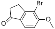 4-Bromo-2,3-dihydro-5-methoxy-1h-inden-1-one Structure,436803-36-0Structure