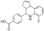 4-(6-Fluoro-3a,4,5,9b-tetrahydro-3H-cyclopenta[c]quinolin-4-yl)-benzoic acid Structure,436811-08-4Structure